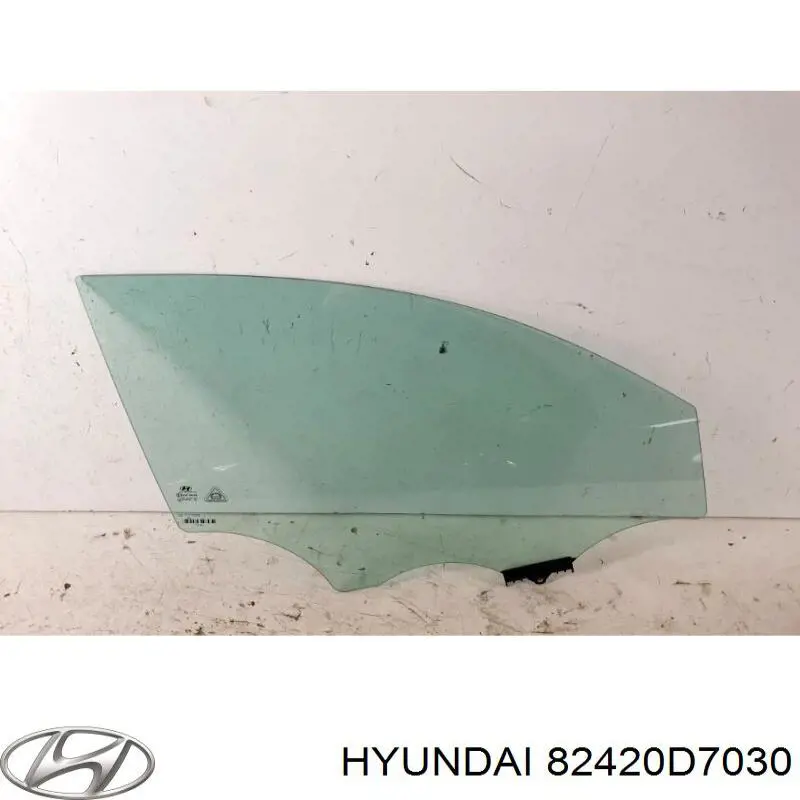 Стекло двери передней правой на Hyundai Tucson TL