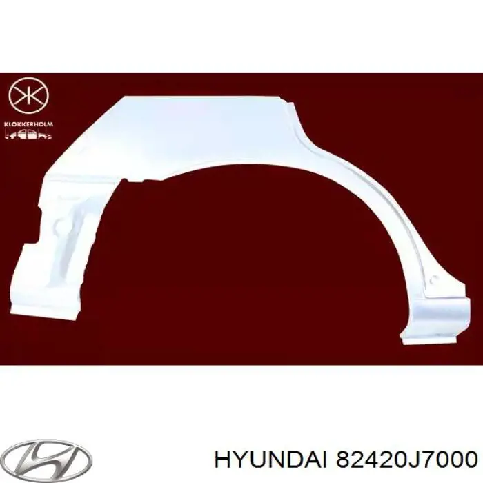 82420J7000 Hyundai/Kia Стекло передней двери, правой