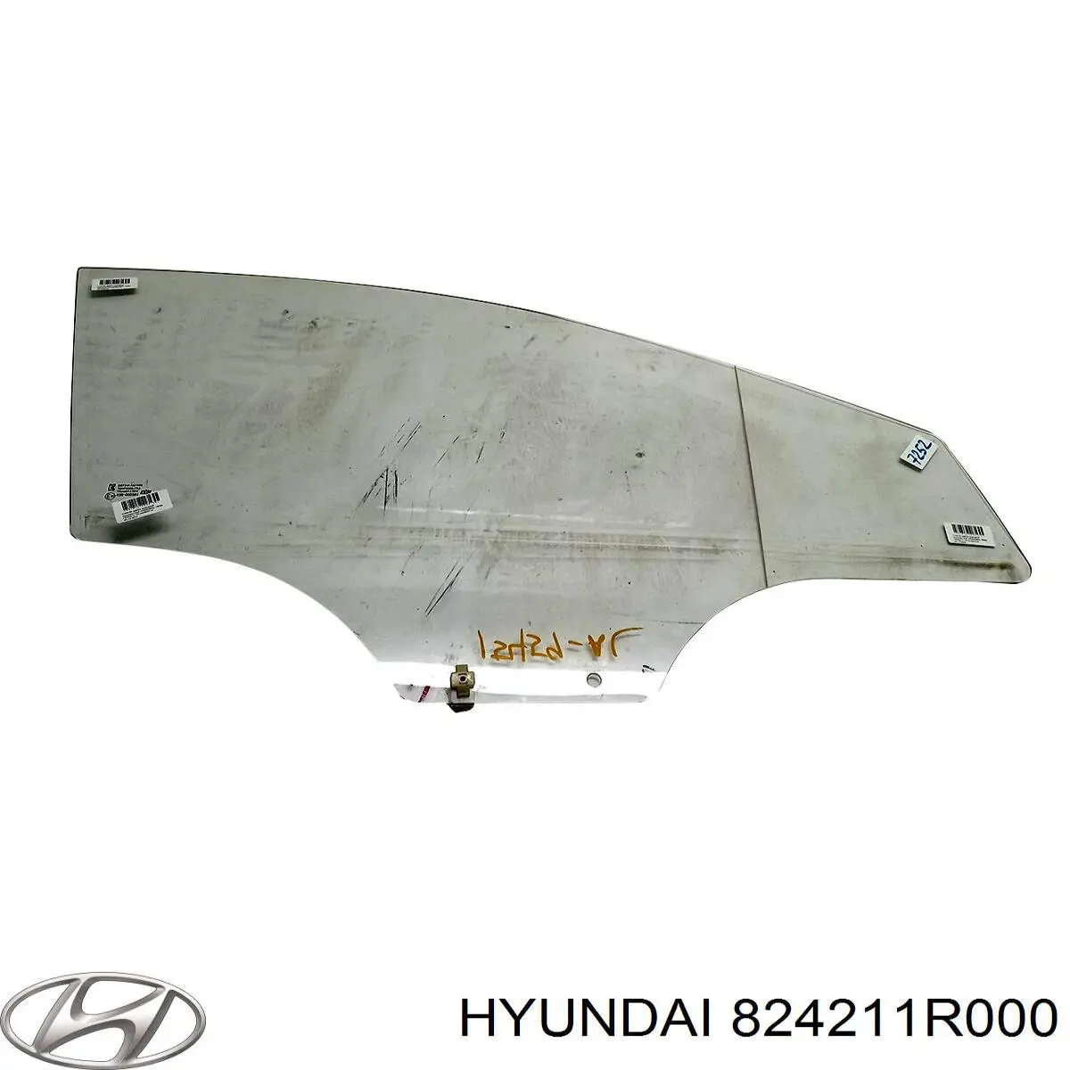 Vidro da porta dianteira direita para Hyundai Accent (RB)