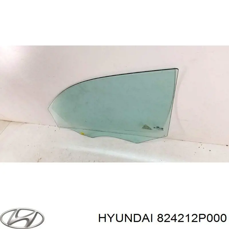 Стекло двери передней правой Hyundai/Kia 824212P000