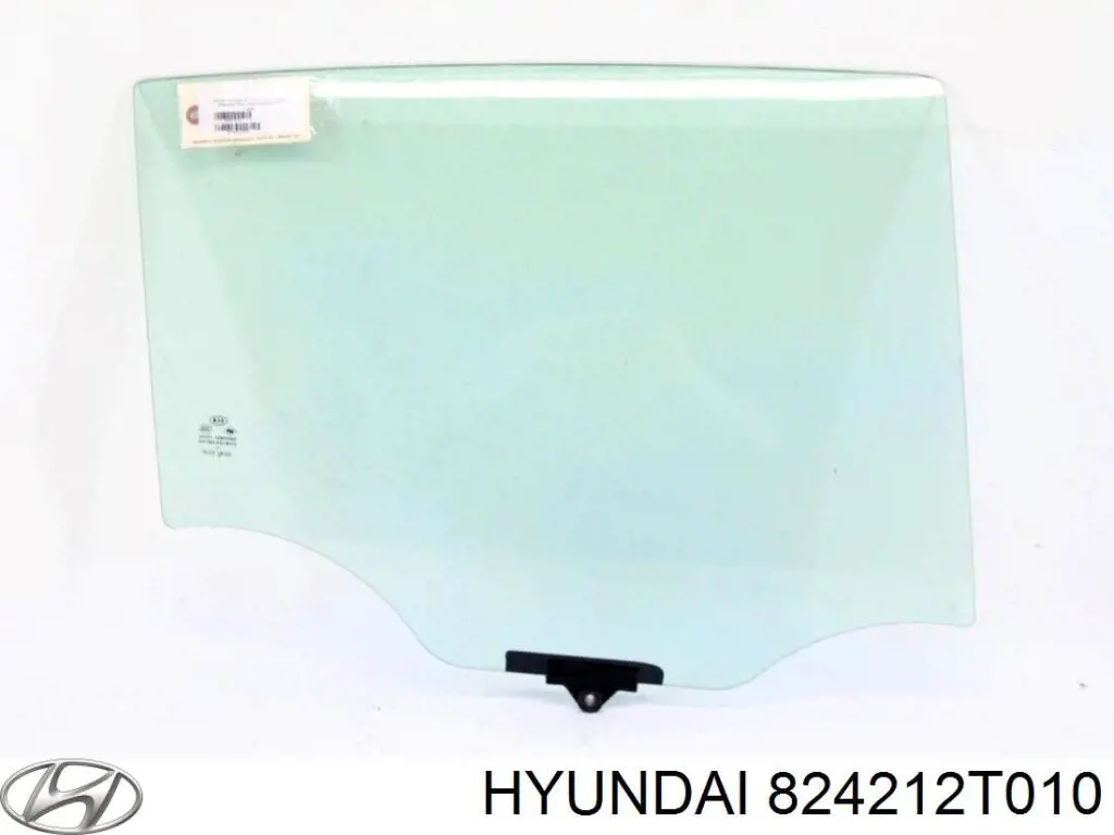 824212T010 Hyundai/Kia vidro da porta dianteira direita