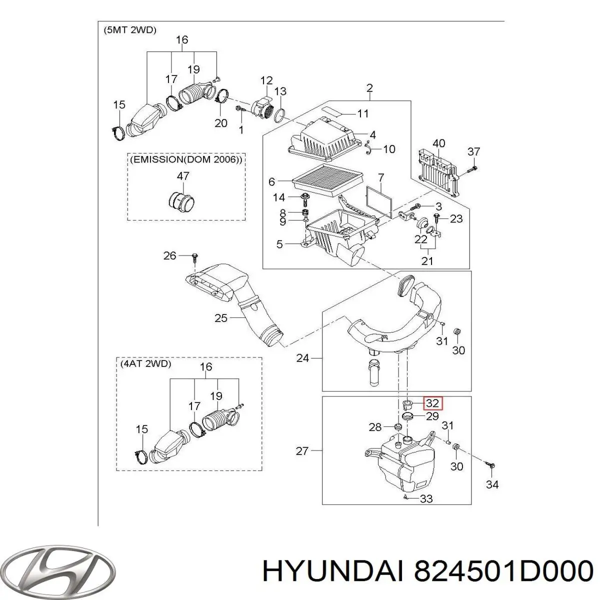 Мотор стеклоподъемника водительской двери Hyundai/Kia 824501D000 цена, от 11.46 USD