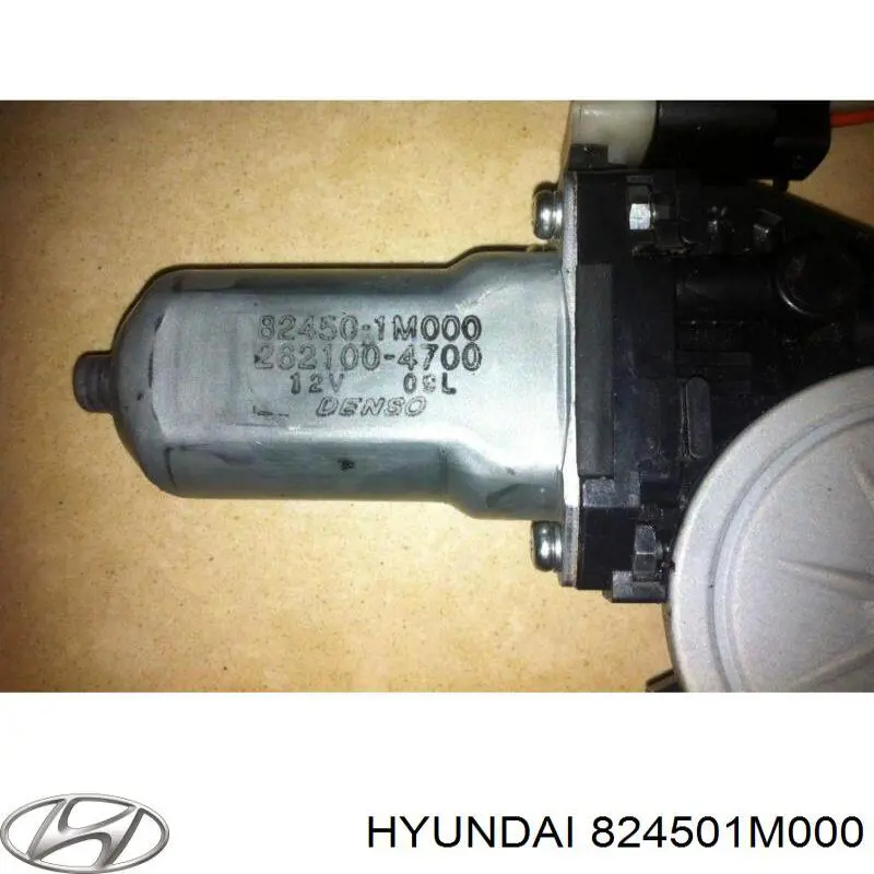 824501M000 Hyundai/Kia motor de acionamento de vidro da porta dianteira esquerda