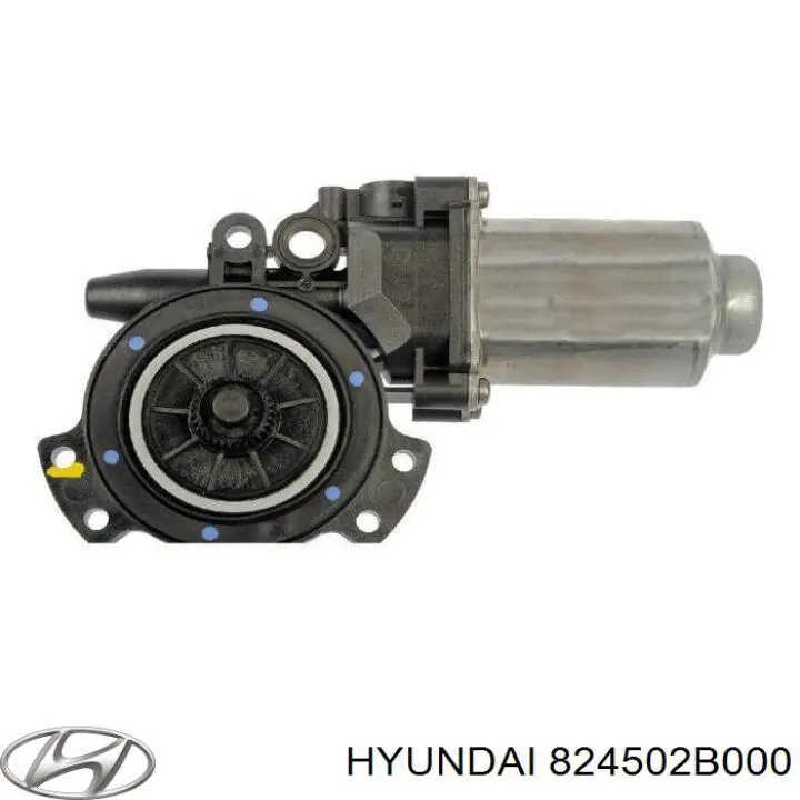 Мотор стеклоподъемника двери передней левой на Hyundai Santa Fe II 
