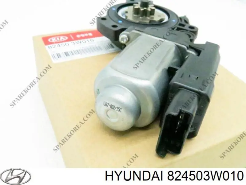 Мотор стеклоподъемника двери передней, левой HYUNDAI 824503W010