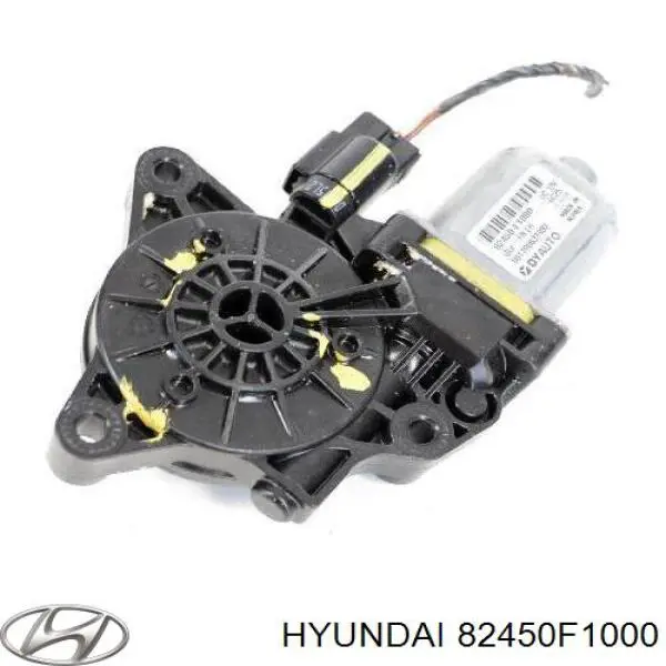 Купить 82450F1000 Hyundai/Kia Мотор стеклоподъемника двери передней левой