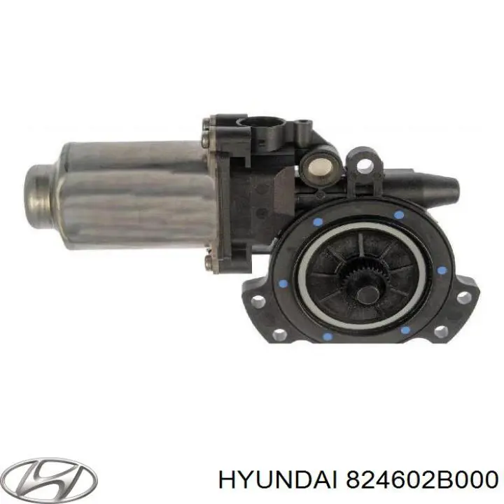 Мотор стеклоподъемника двери передней правой на Hyundai Santa Fe II 