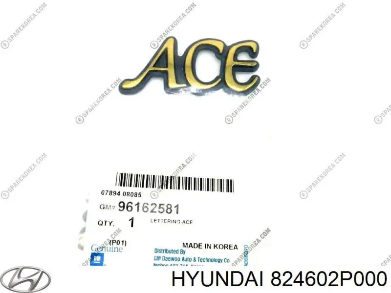 824602P000 Hyundai/Kia Мотор стеклоподъемника двери передней правой