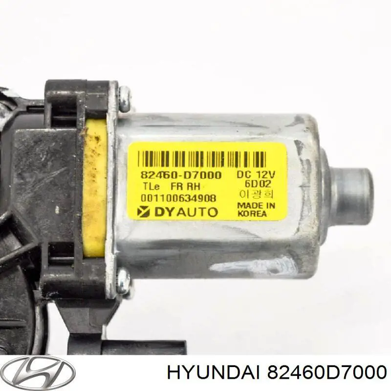 Купить 82460D7000 Hyundai/Kia Мотор стеклоподъемника двери передней правой