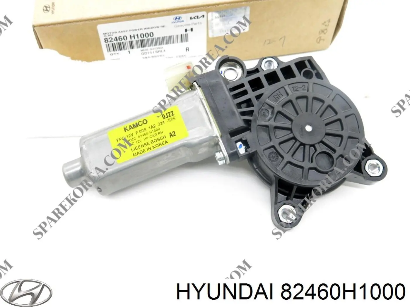 Мотор стеклоподъемника двери передней правой на Hyundai Terracan HP