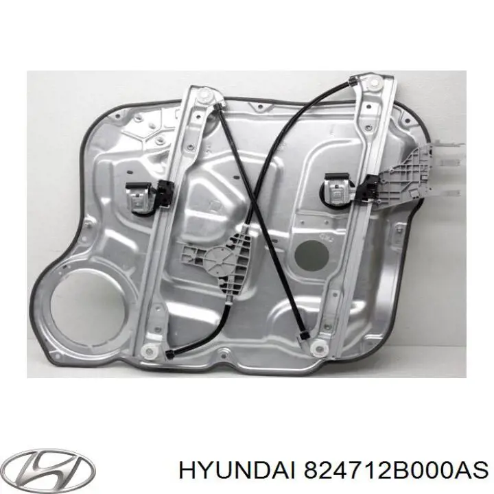 824712B000AS Hyundai/Kia механизм стеклоподъемника двери передней левой