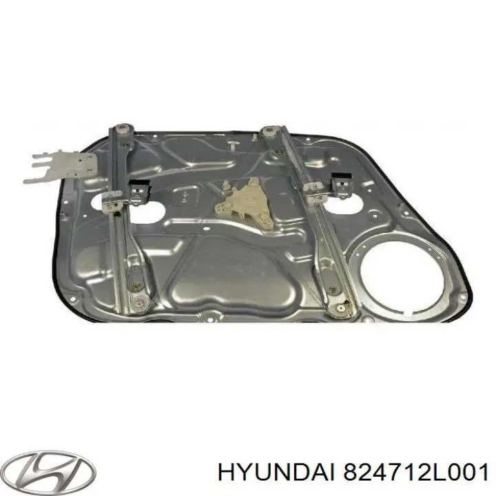 82471-2L001 Hyundai/Kia mecanismo de acionamento de vidro da porta dianteira esquerda