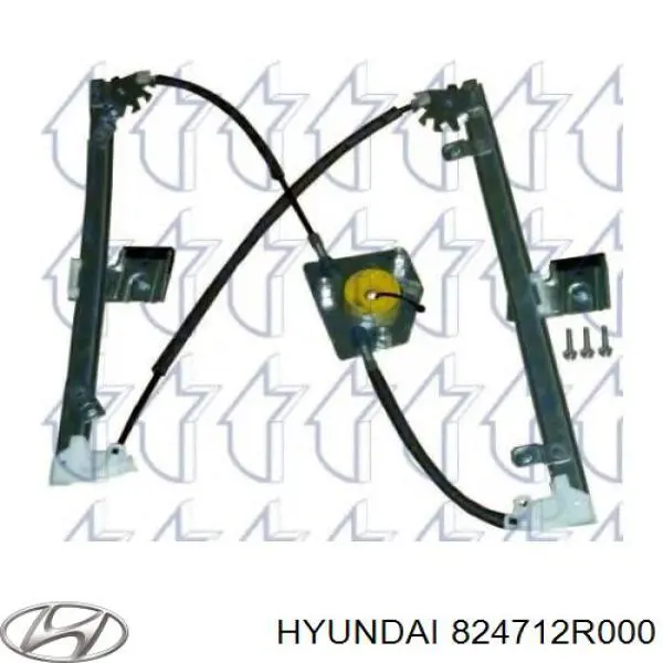 Механизм стеклоподъемника водительской двери Hyundai/Kia 824712R000 цена, от 25.54 USD