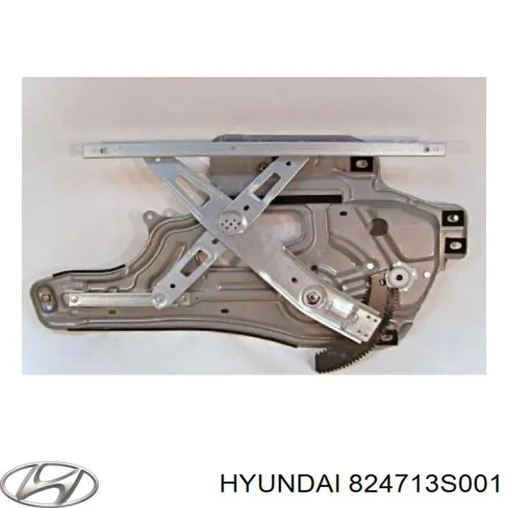 Механизм стеклоподъемника двери передней левой на Hyundai Sonata YF