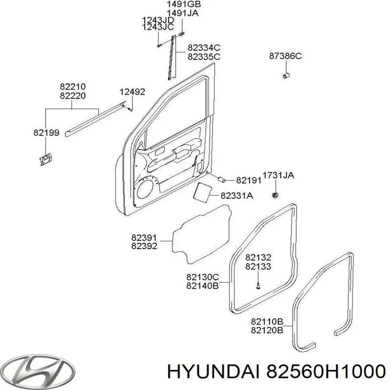  82560H1000 Hyundai/Kia