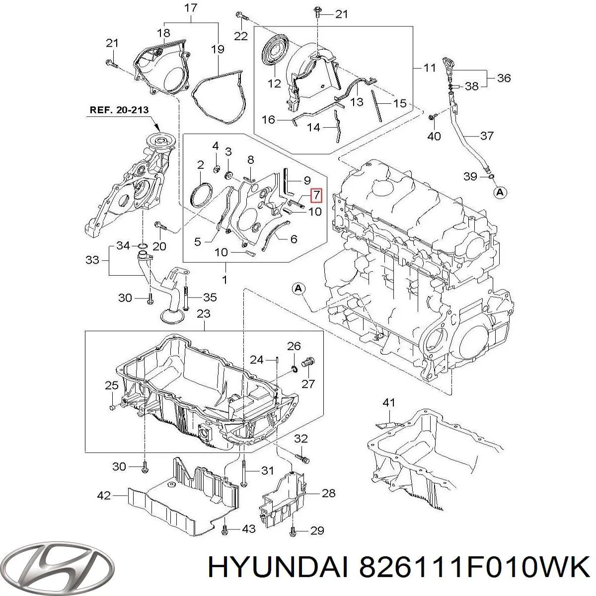  Hyundai/Kia 826111F010WK цена, от 5.59 USD