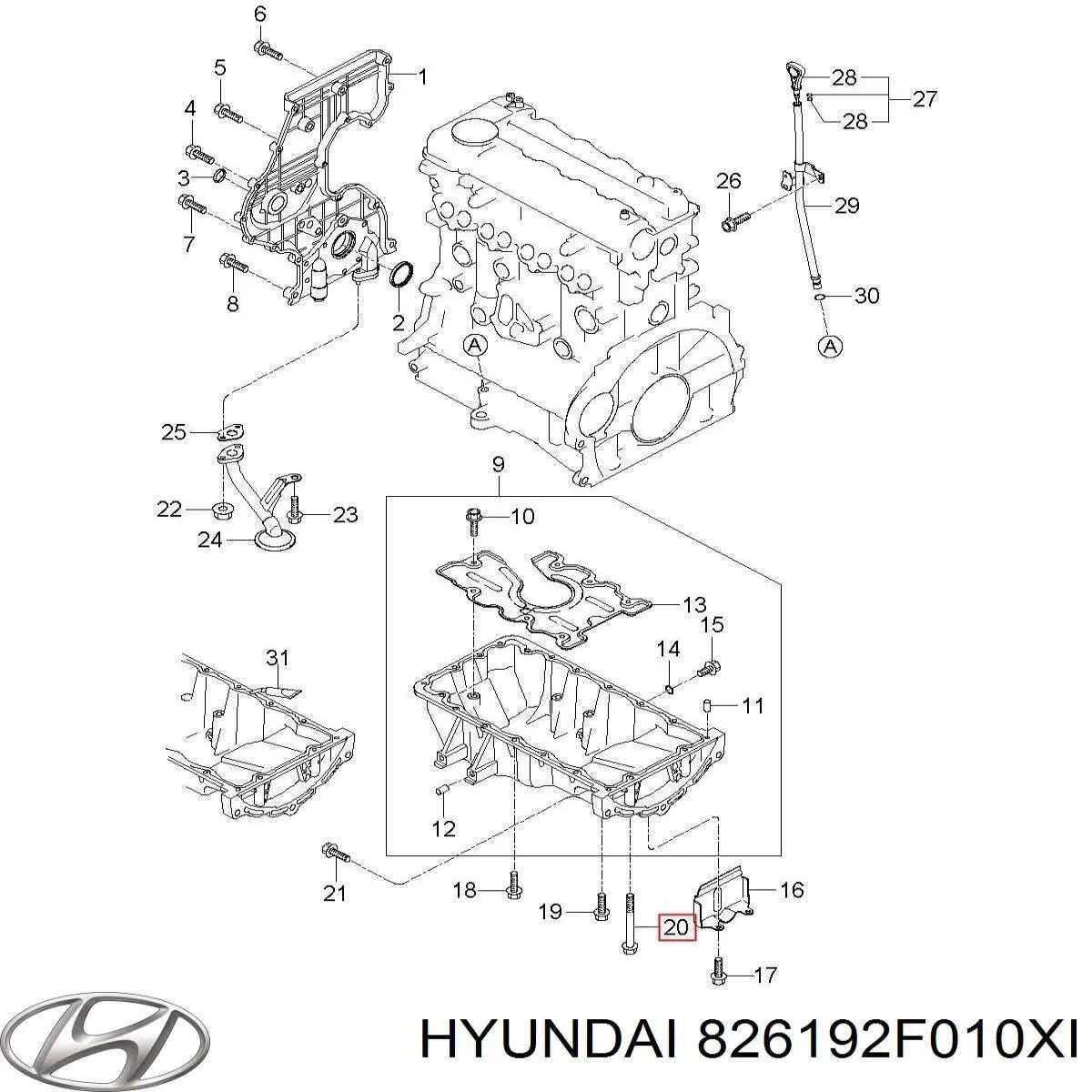  Hyundai/Kia 826192F010XI цена, от  USD