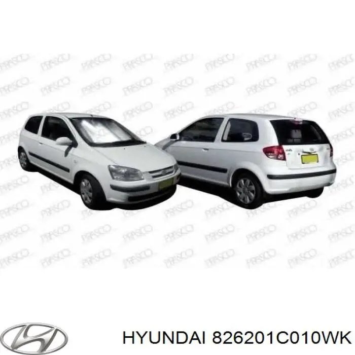 Maçaneta interna direita da porta dianteira para Hyundai Getz 