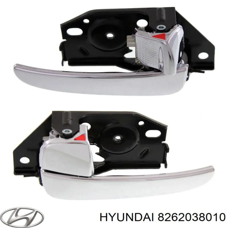 Купить 8262038010 Hyundai/Kia Ручка двери правой, внутренняя, перед/зад