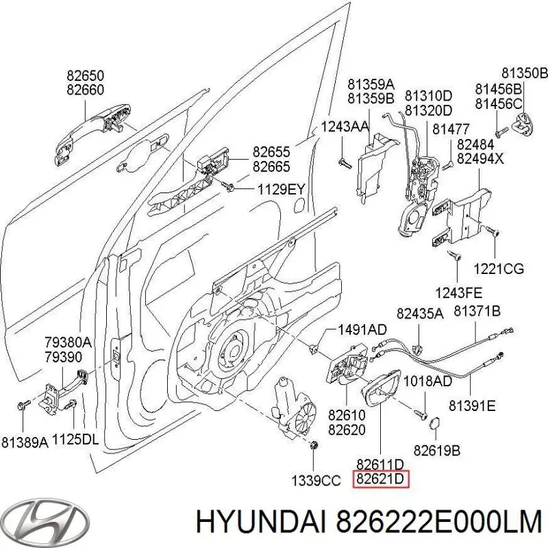  Hyundai/Kia 826222E000LM цена, от 6.64 USD