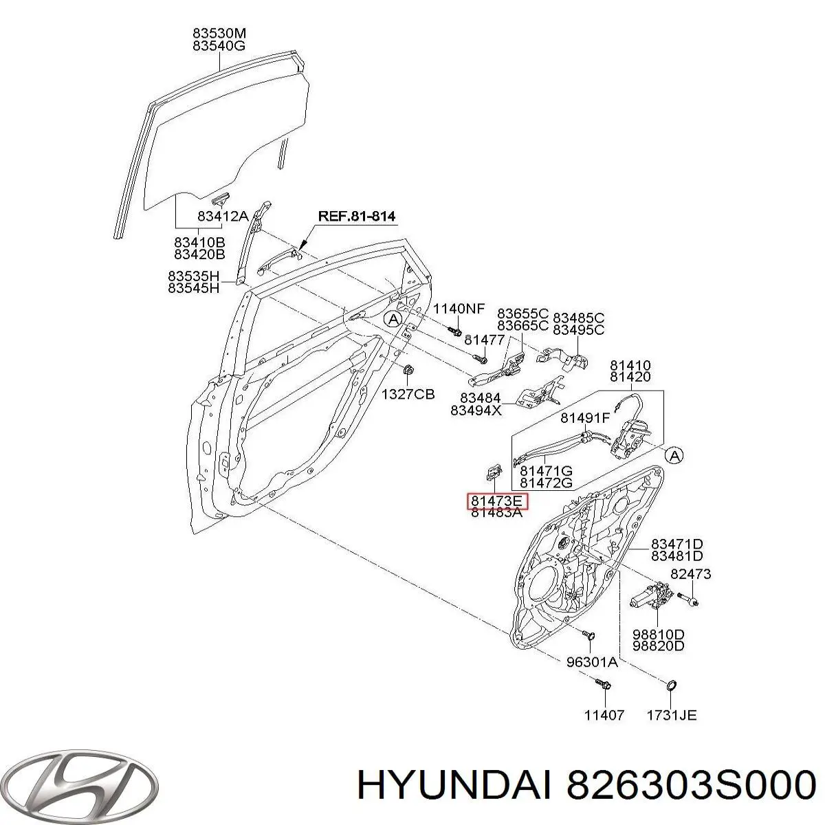  826303S000 Hyundai/Kia