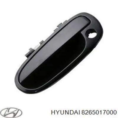 8265017000 Hyundai/Kia maçaneta dianteira esquerda externa da porta