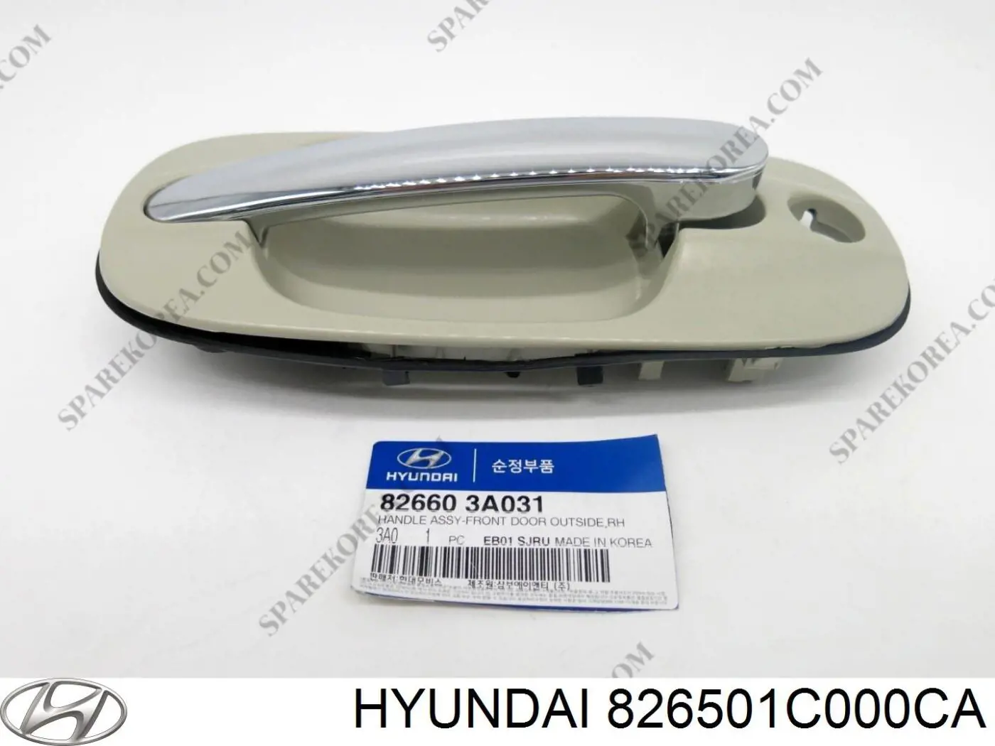 Ручка двери передней наружная левая 826501C000CA Hyundai/Kia