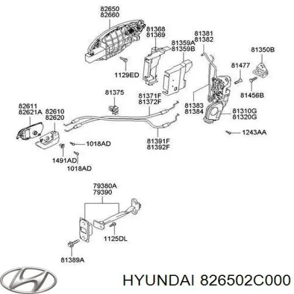  826502C000 Hyundai/Kia