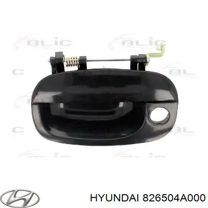 826504A000 Hyundai/Kia maçaneta dianteira esquerda externa da porta