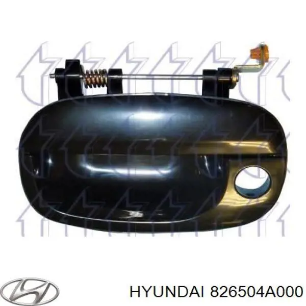 Tirador de puerta exterior delantero izquierda 826504A000 Hyundai/Kia