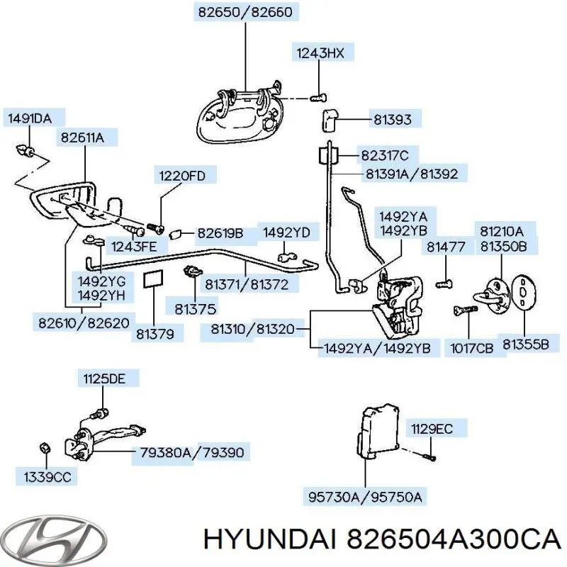  826504A300CA Hyundai/Kia