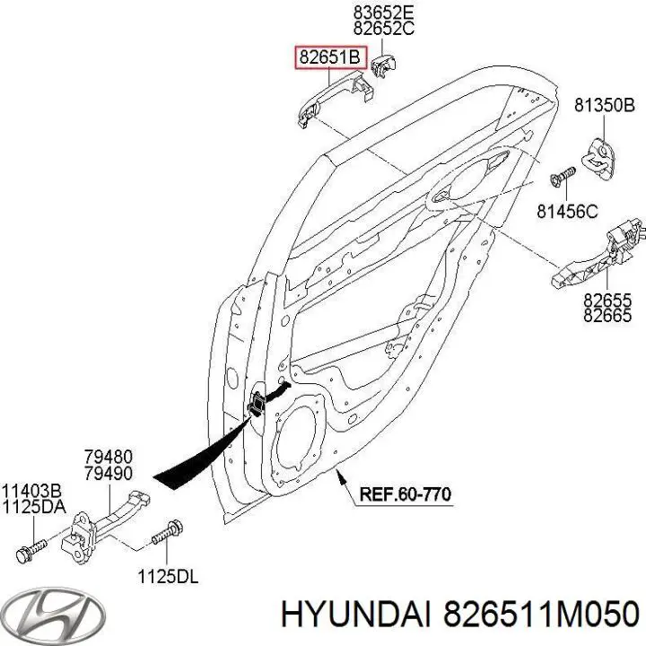  826511M050 Hyundai/Kia