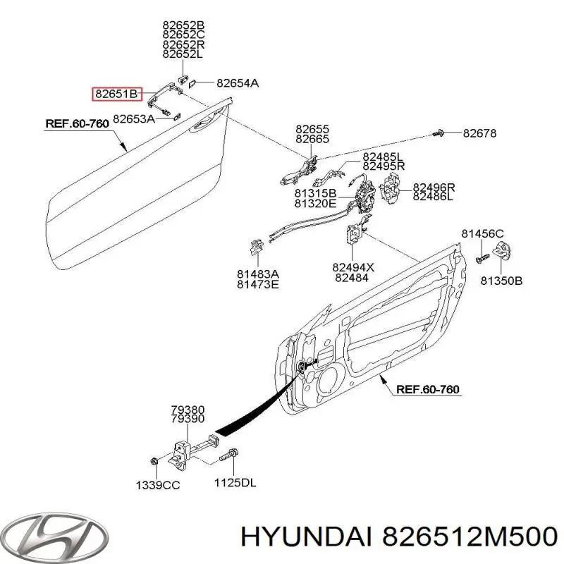  826512M500 Hyundai/Kia