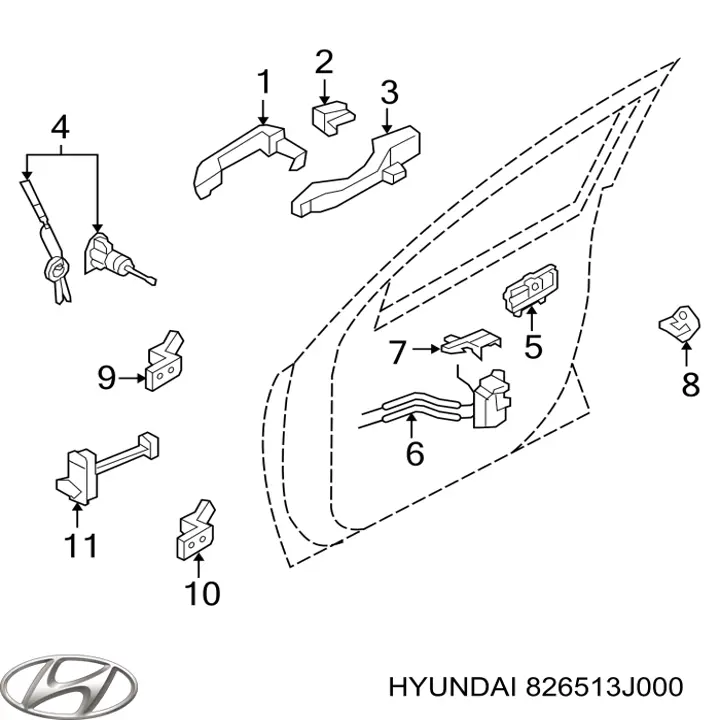  826513J000 Hyundai/Kia