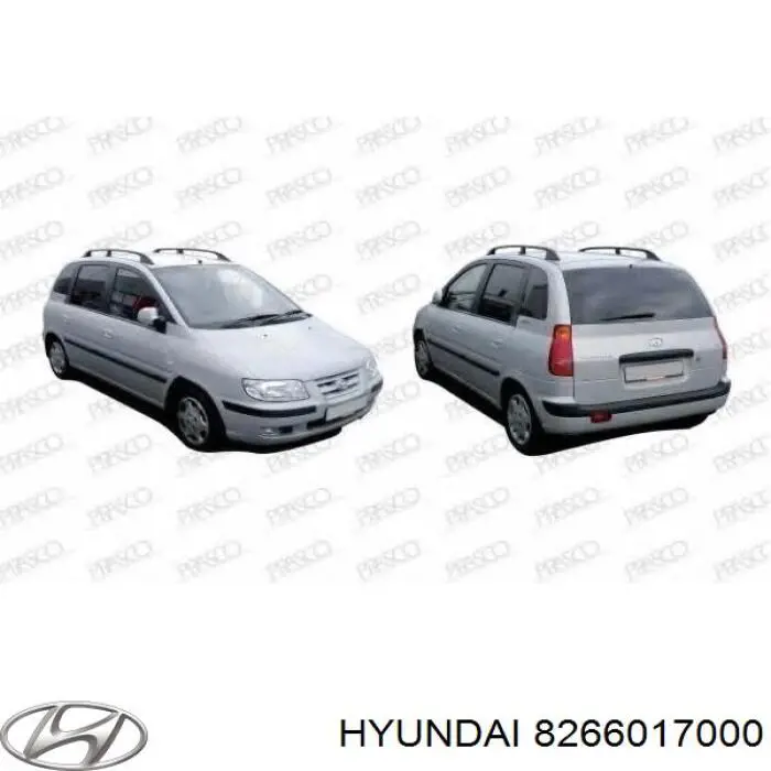 Ручка двери передней наружная правая Hyundai/Kia 8266017000 цена, от 11.32 USD