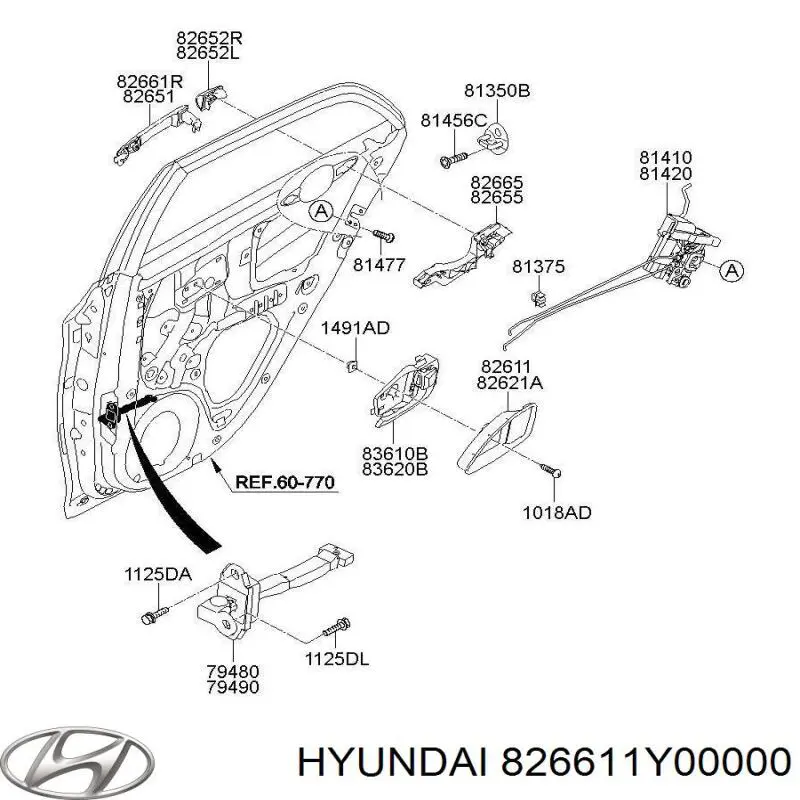 826611Y00000 Hyundai/Kia 