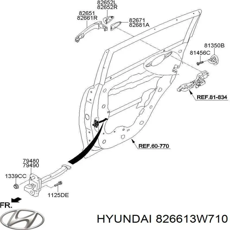  Hyundai/Kia 826613W710 цена, от 38.31 USD