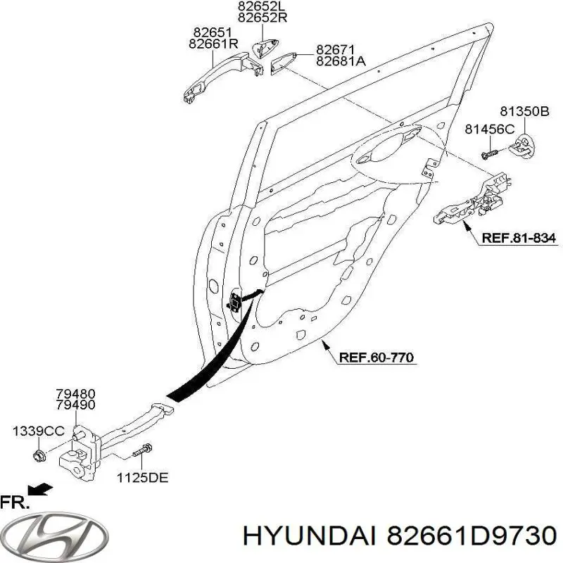82661D9730 Hyundai/Kia 