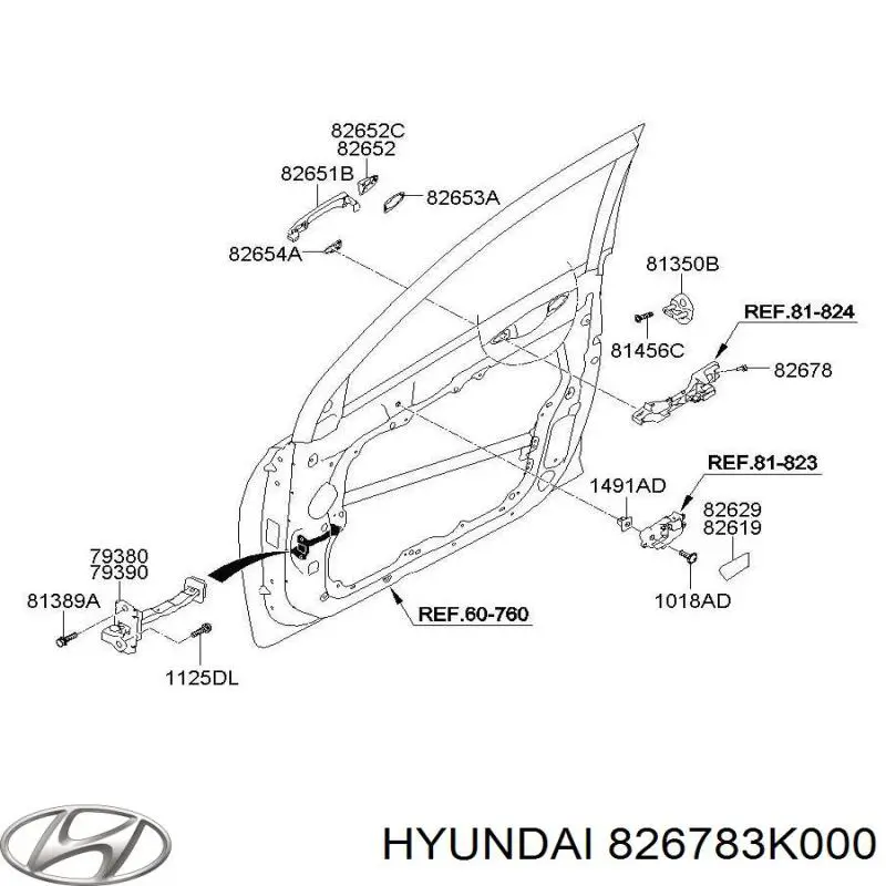  Hyundai/Kia 826783K000 цена, от 1.56 USD