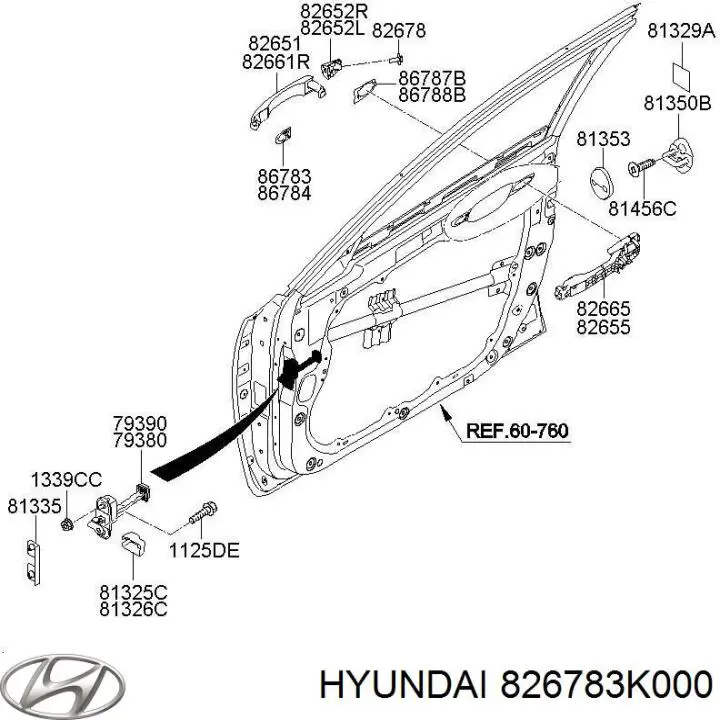 Купить 826783K000 Hyundai/Kia 
