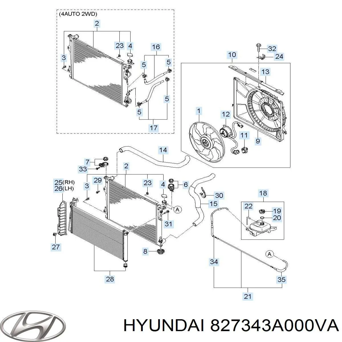  Hyundai/Kia 827343A000VA цена, от 1.06 USD