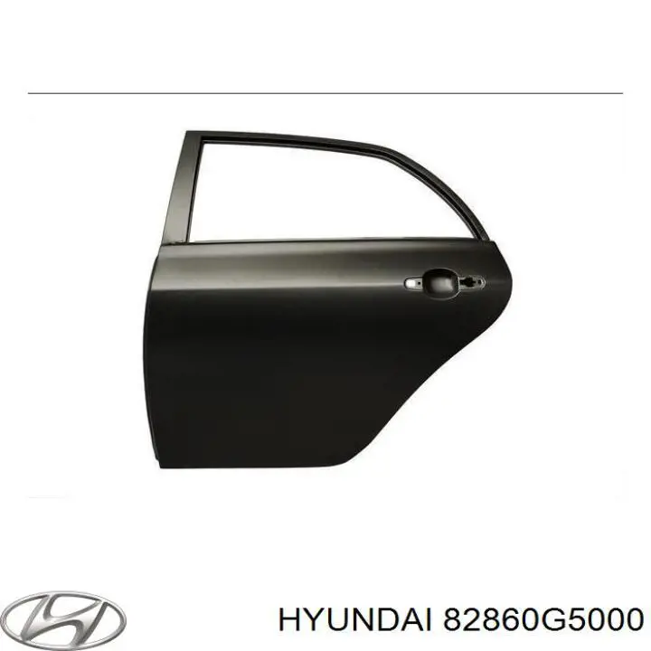Молдинг передней правой двери, верхний Hyundai/Kia 82860G5000 цена, от 38.01 USD