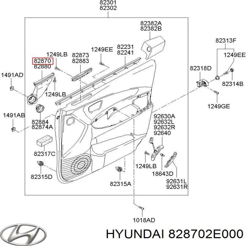 828702E000 Hyundai/Kia 