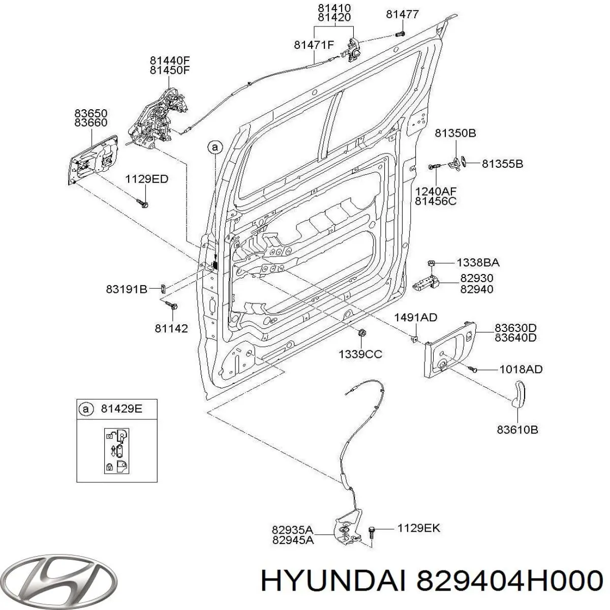  829404H000 Hyundai/Kia