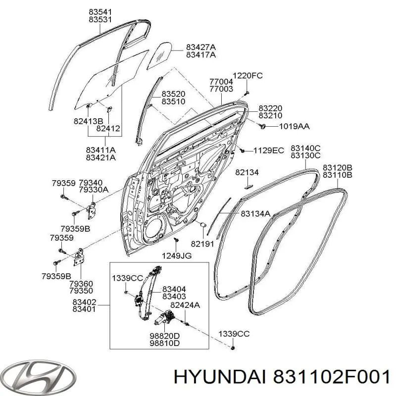 831102F001 Hyundai/Kia 