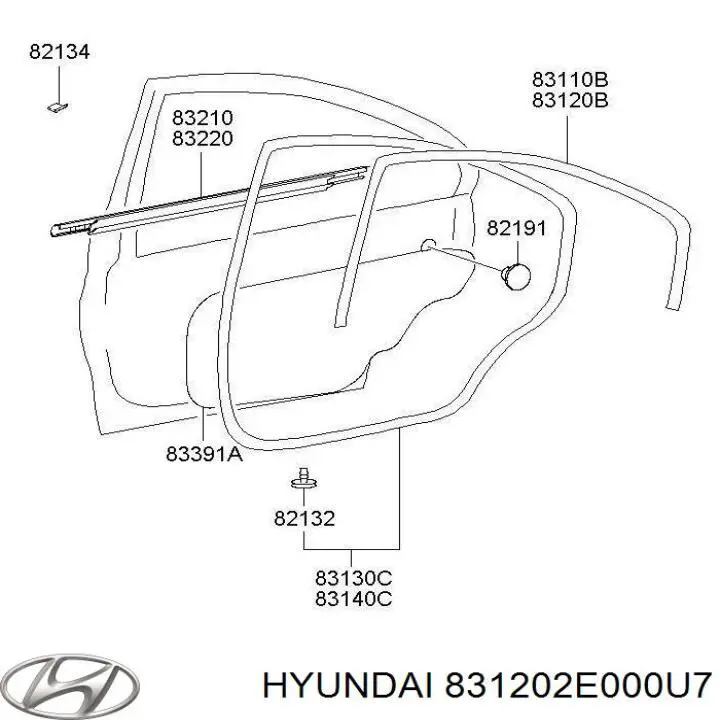 Купить 831202E000U7 Hyundai/Kia 