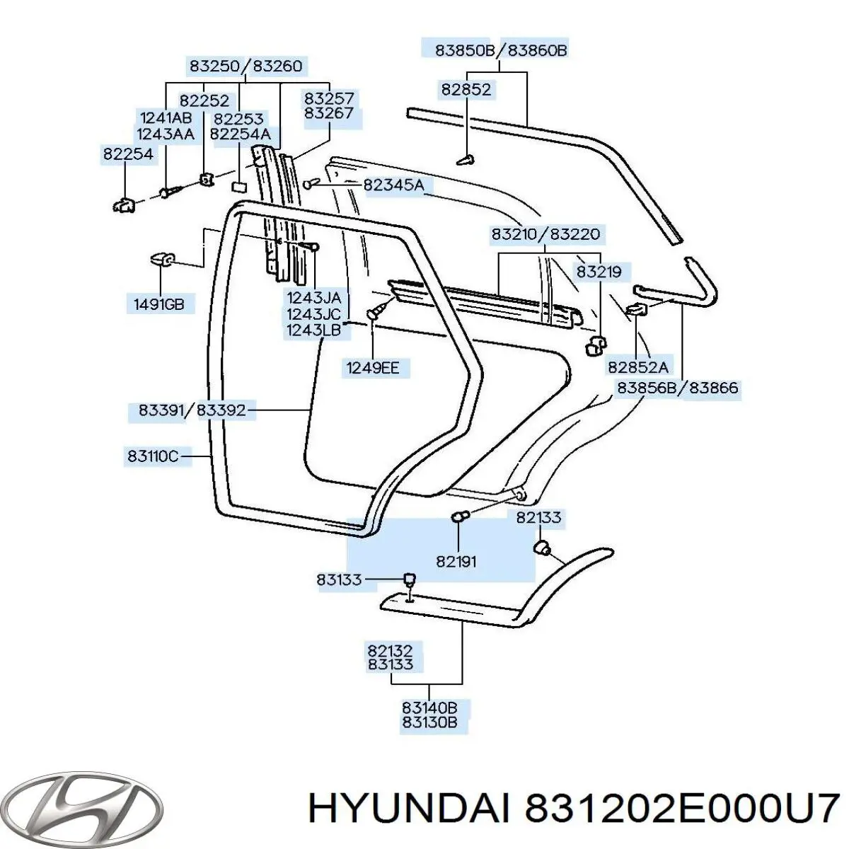  Hyundai/Kia 831202E000U7 цена, от 12.67 USD
