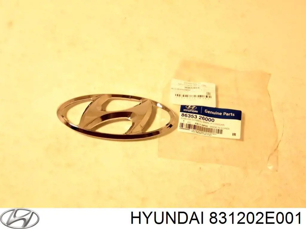 831202E001 Hyundai/Kia уплотнитель двери задней правой (на кузове)
