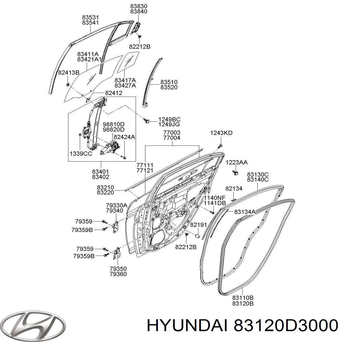 83120D3000 Hyundai/Kia 