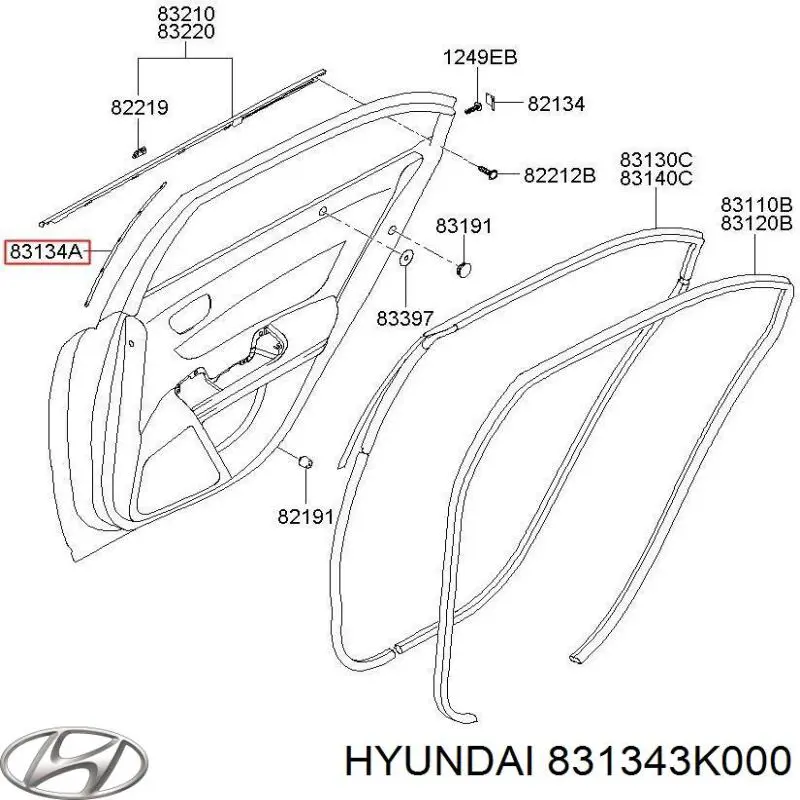  831343K000 Hyundai/Kia